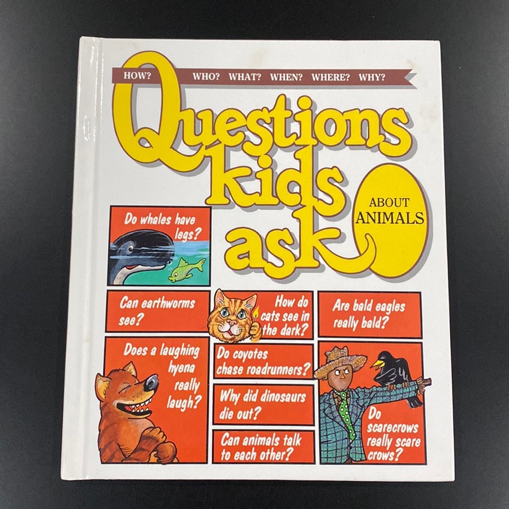 Questions Kids Ask #1: About Animals - Hardcover Book